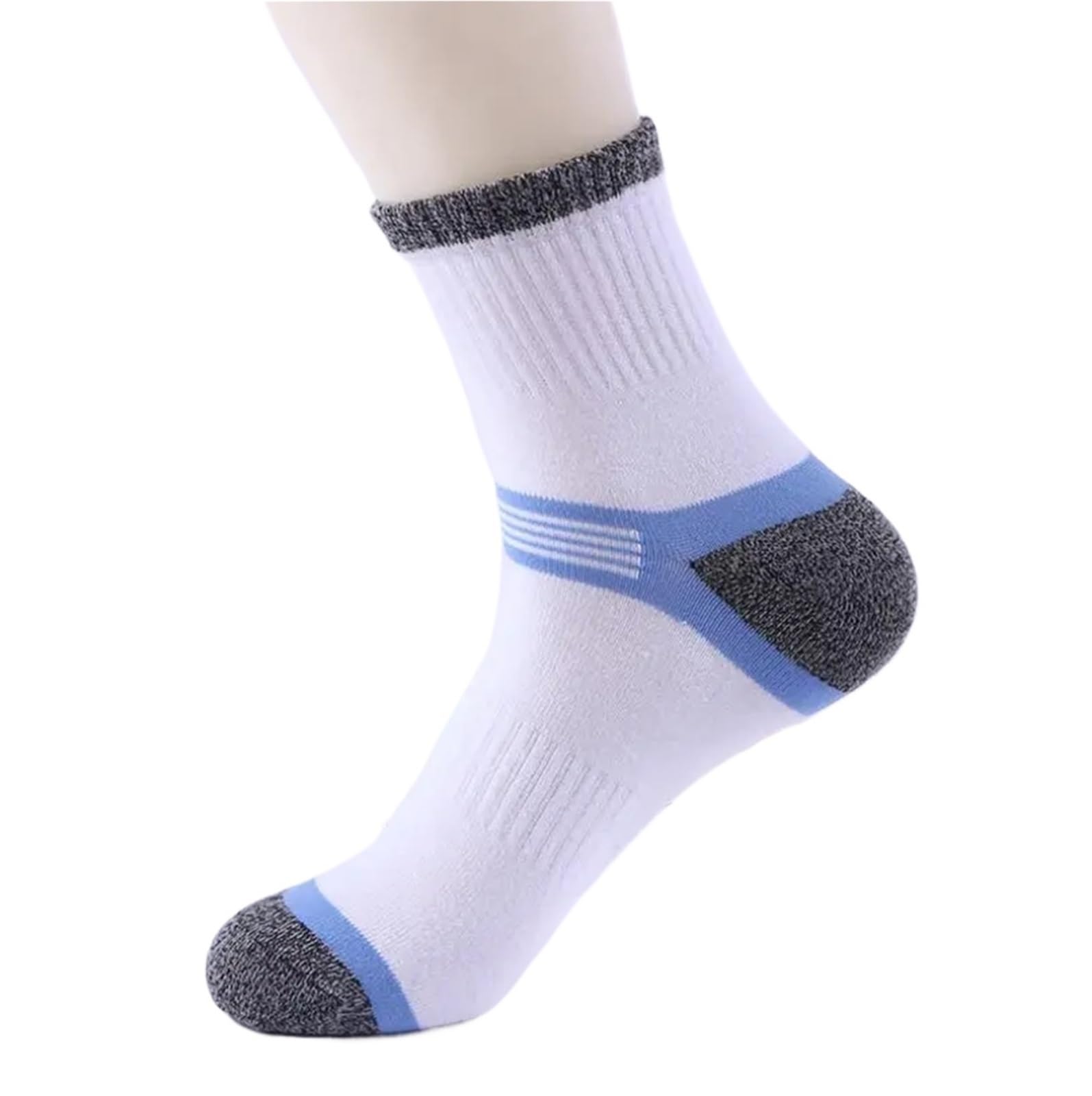 Fahrradsocken 10 Paar Fahrradsocken Herren Sportsocken Atmungsaktive Laufsocken FüR Sport, Wandern Und Radfahren(Color3)