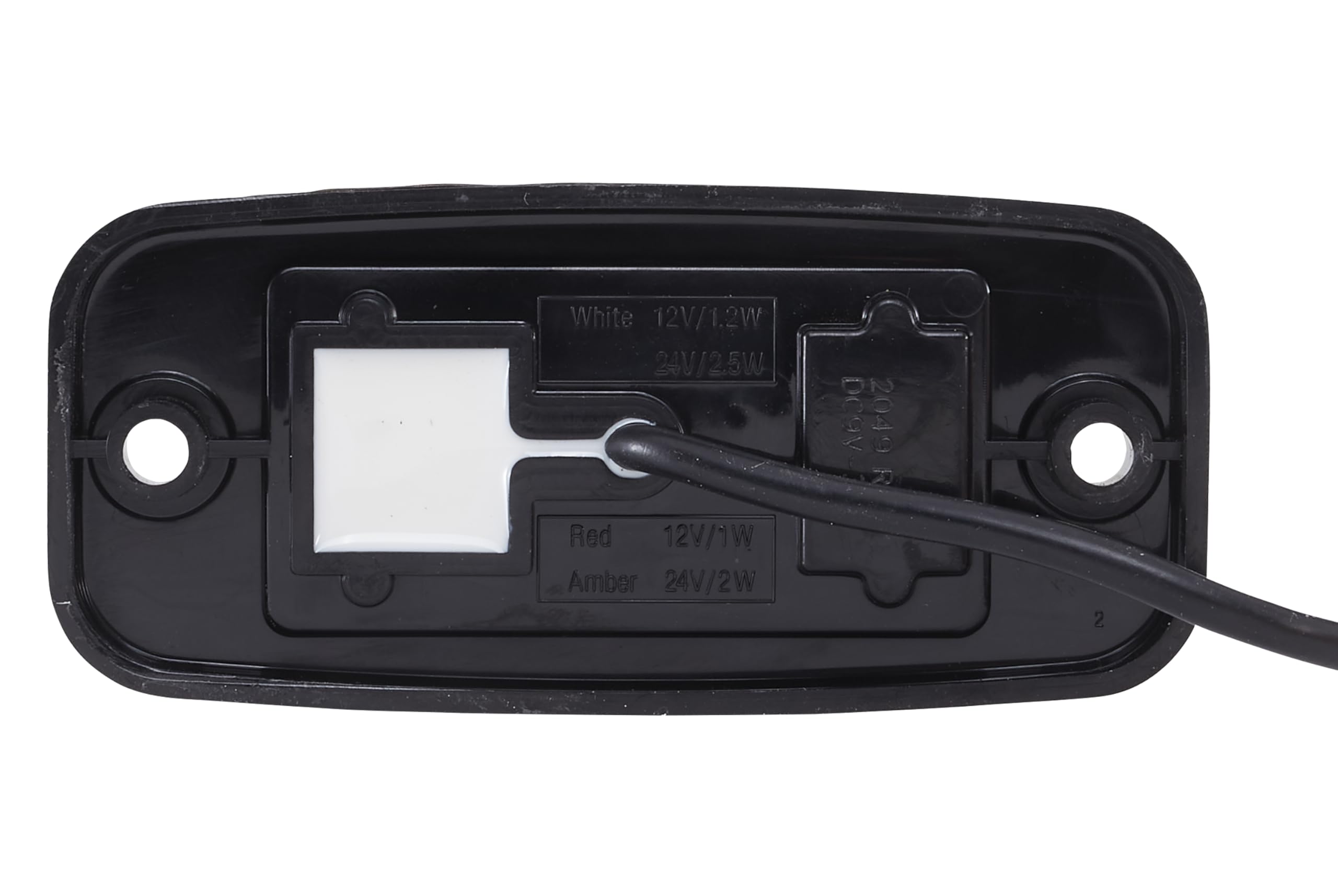 HELLA VALUEFIT 2SB 357 027-011 Luce posteriore, LED, 12/24V, Montaggio, esterno/avvitato, colore diffusore luce rosso, Spina estremità del cavo aperta, Dx/Sx, Quantità 1