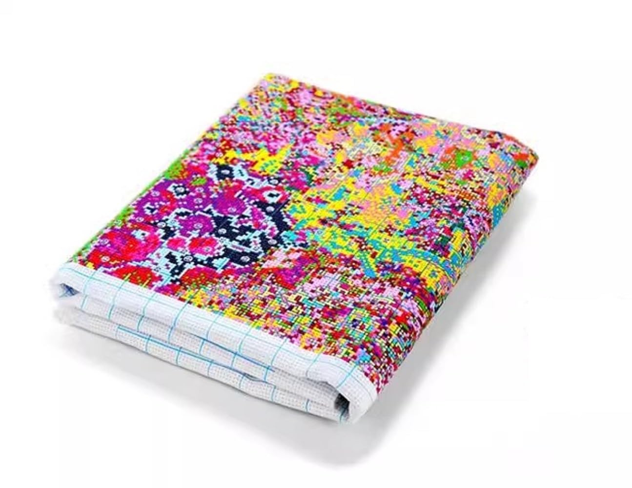 Qeerysew Kits de punto de cruz estampado gama completa de kits de inicio de bordado para principiantes DIY 11CT 3 hebras - Kits impresos Bistro 80 × 59 cm