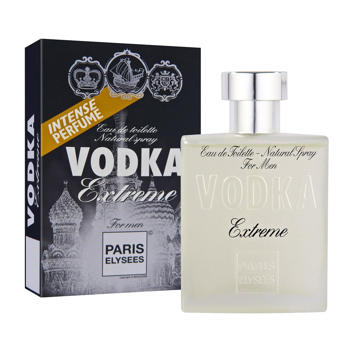 PARIS ELYSEES Vodka Extreme Eau de Toilette for Men 100ml-image-4