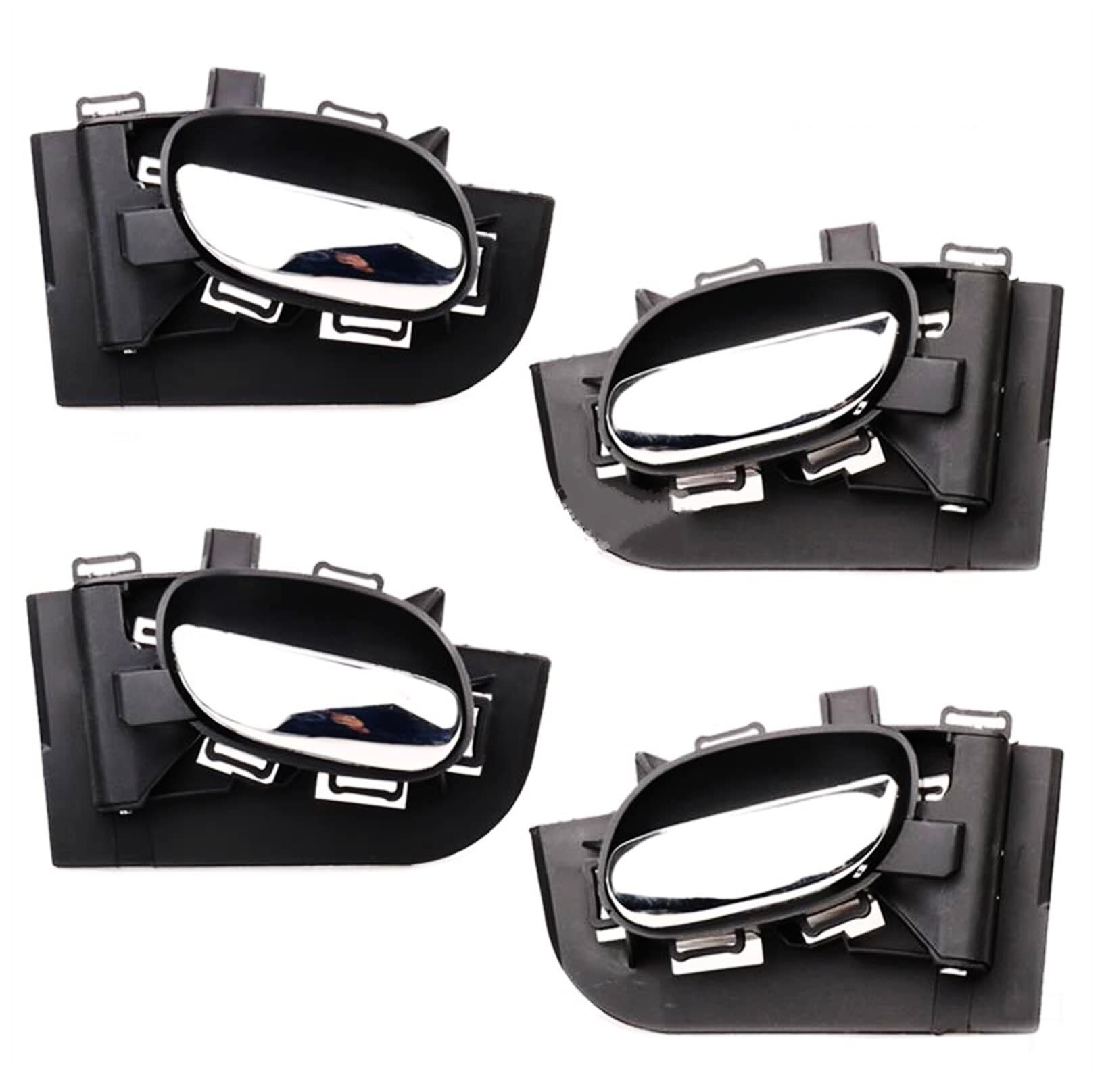BEYEPZNZCK Car Interior Door Handle Cover for Peugeot for Citroen for 206 207 206cc 106 C2 Door Handle Cover