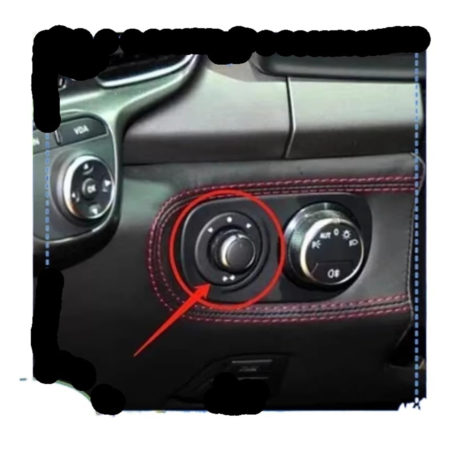 Per Ferrari 458 F458 F488 Per California T Per Maserati GT 259909 Per Parti 1 Pz Specchio Esterno Interruttore Manopola Controller Pulsante Commutazione Specchietto Retrovisore