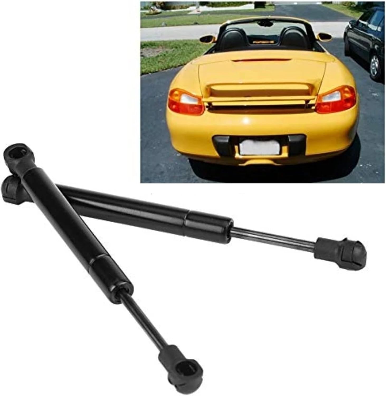 2Pcs 98651295100 Compatible with 911 996 Boxster 986 1996-2005 Car Rear Boot Trunk Tailgate Lift Support Rods