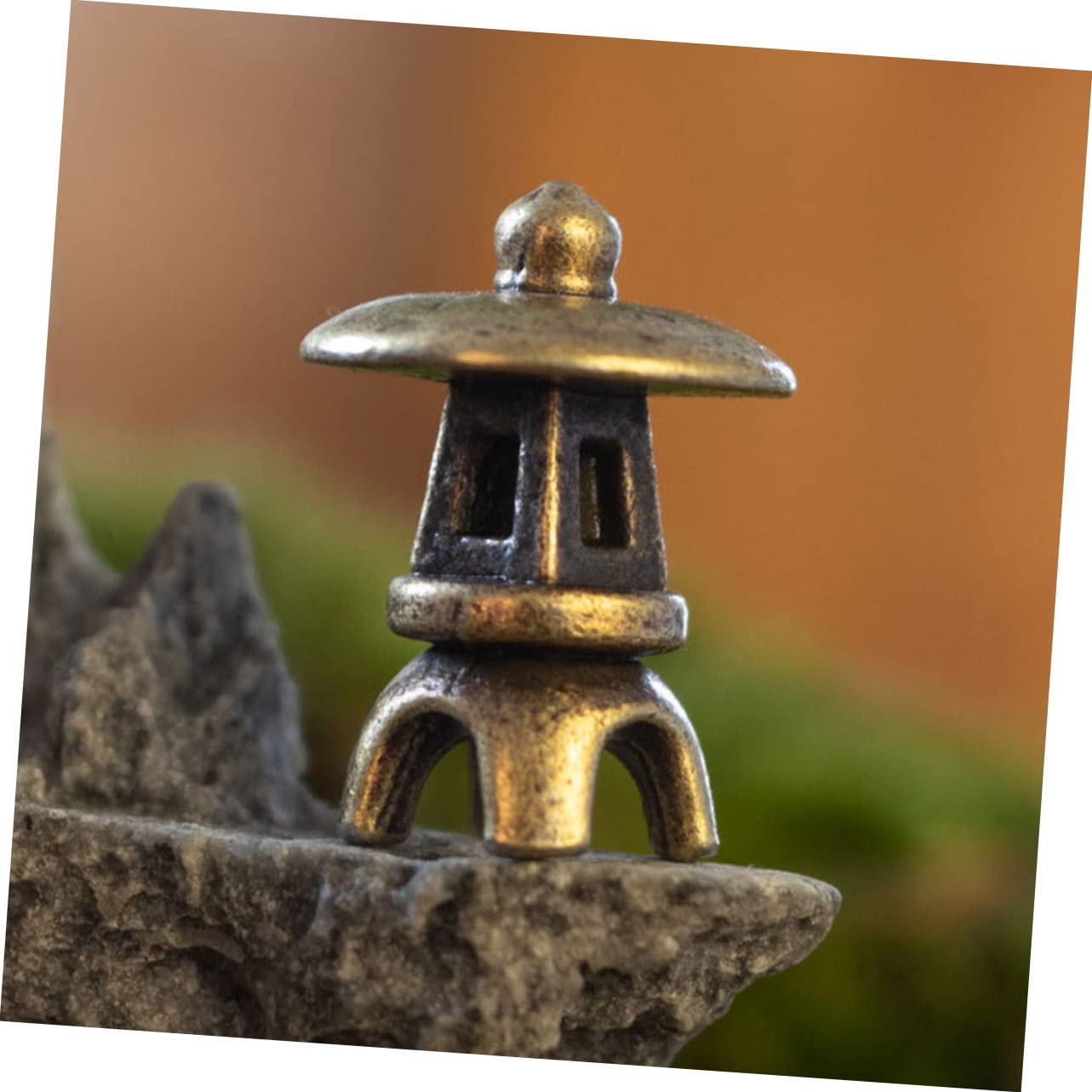 ABOOFAN 15piezas Decoración De Jardín Torre Pabellón y Accesorios Zen para Paisajismo y Acuarios