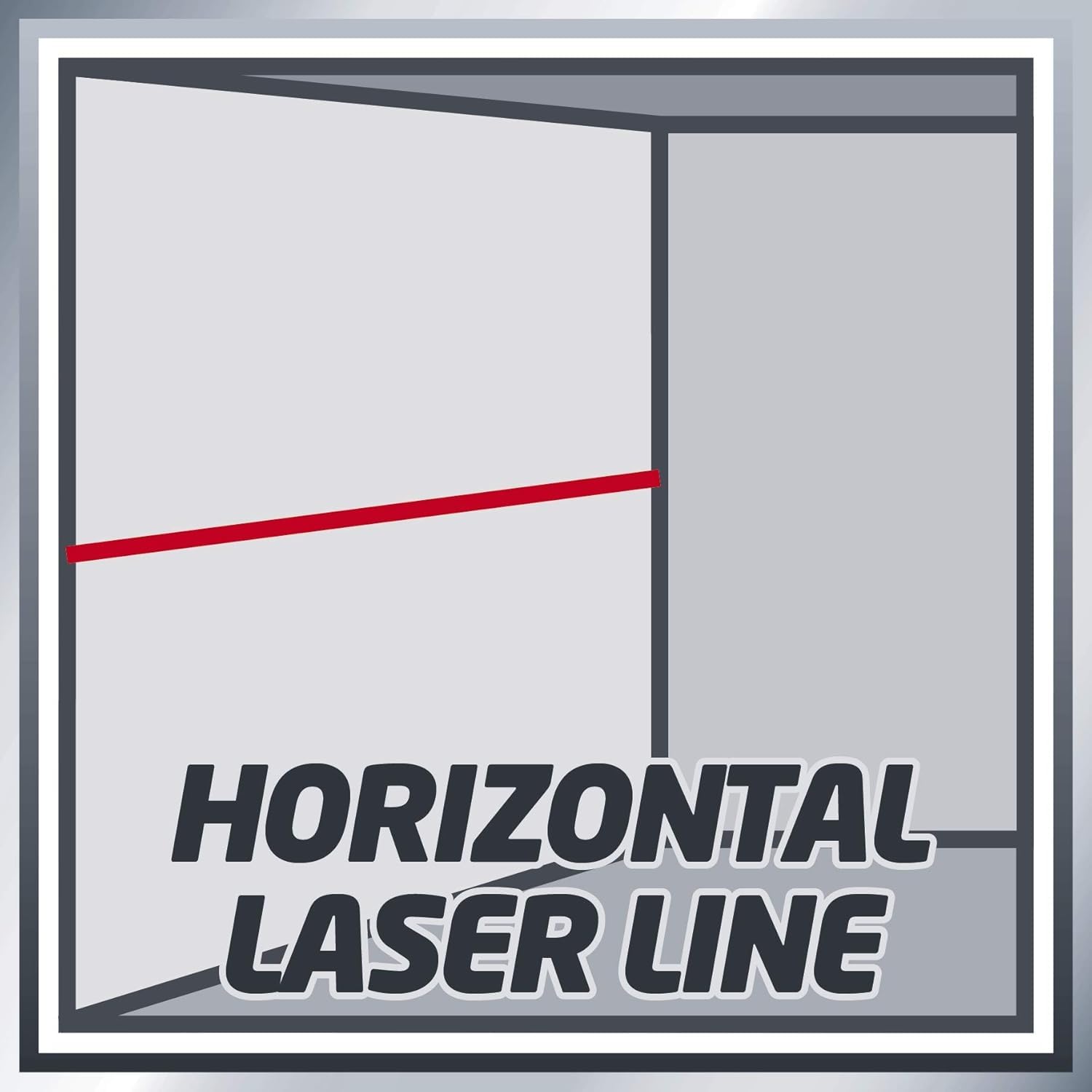 Einhell Niveau laser croix TC-LL 2 (Portée 8 m, Projection facile d'une croix laser, Niveau à bulle digital) Livré avec pince universelle et sacoche de rangement