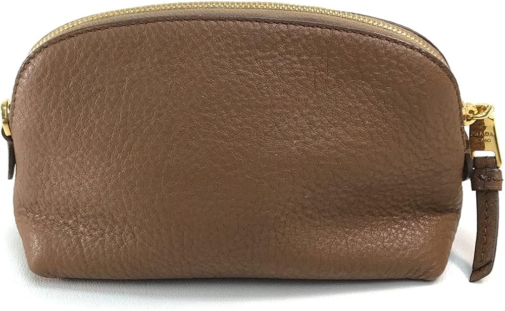 PRADA プラダ 1ND005 ロゴ VIT.DAINO 小物入れ メイクポーチ レザー