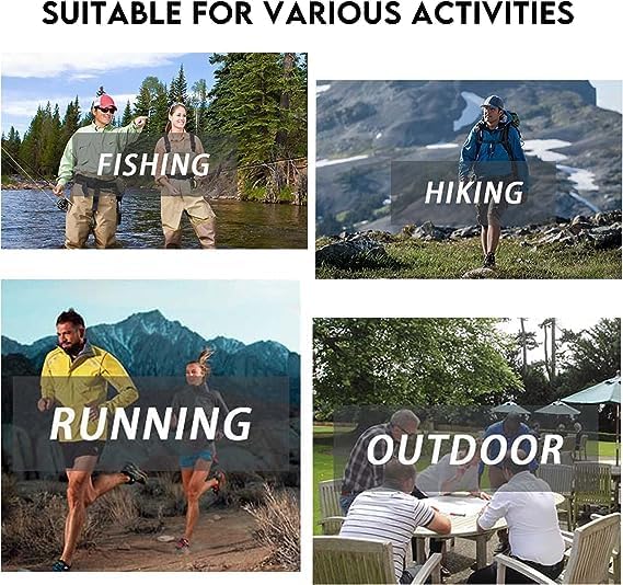 Riverruns Fishing Shirt for Men Short Sleeve UPF 50+ Sun Protection Swim T-Shirt Rash Guard Water Beach Tee - Image 6