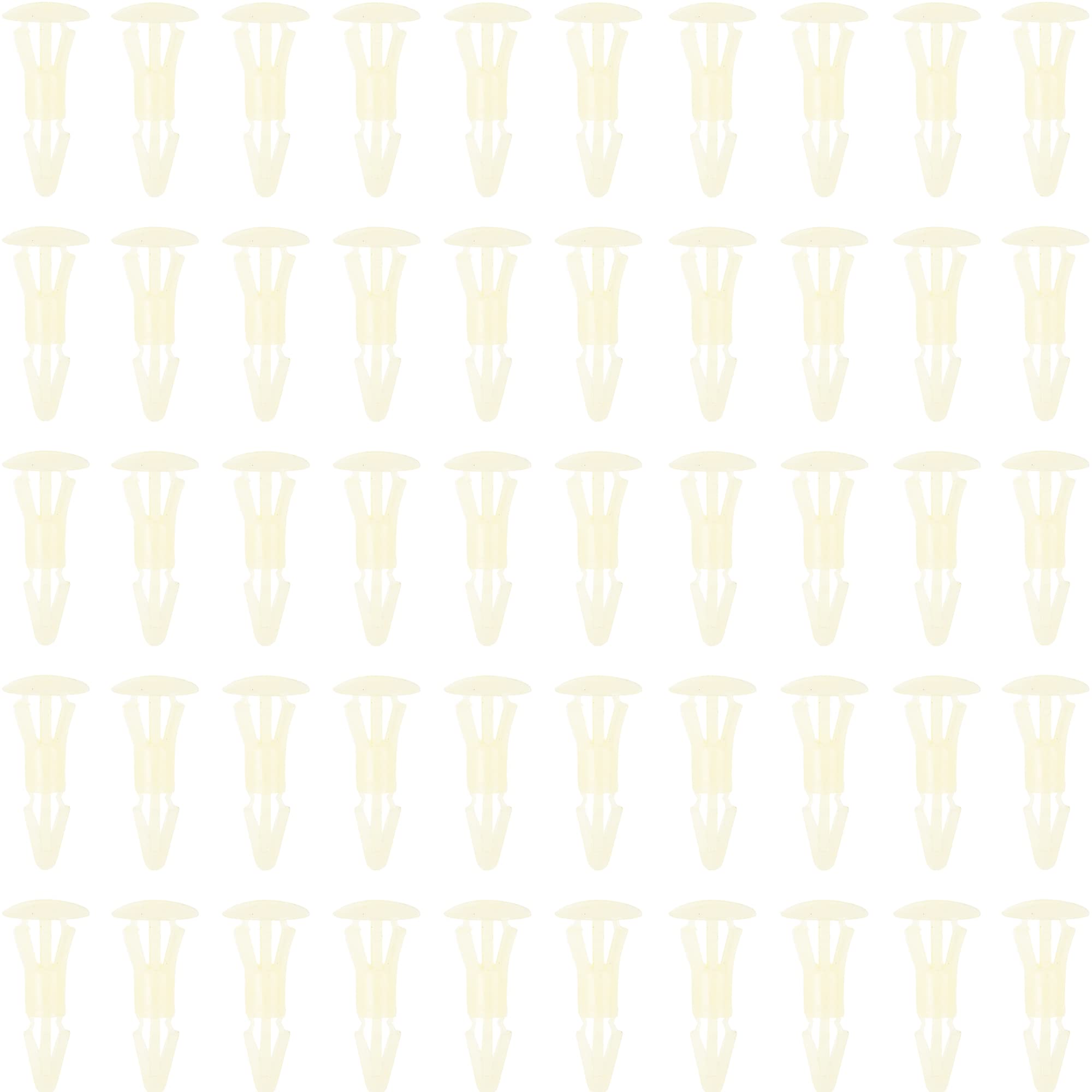 50pcs 10mm PCB Spacer Isolation Column Plastic Nylon Standoff White Round Insulation Bracket