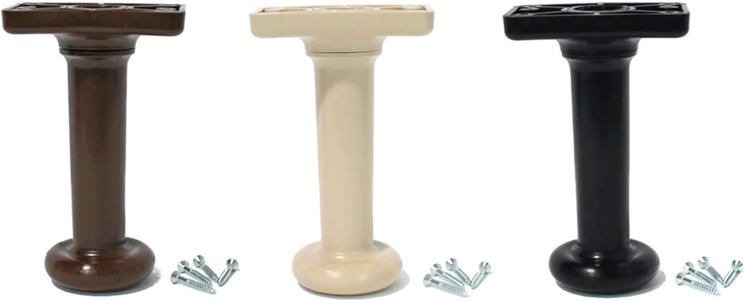 7" Universal Bed Legs or Bed Risers for Box Spring to Replace Metal