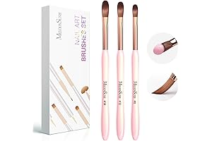 3Pcs Acrylic Nail Brush Set — Make Your Nail Art Dreams a Reality!