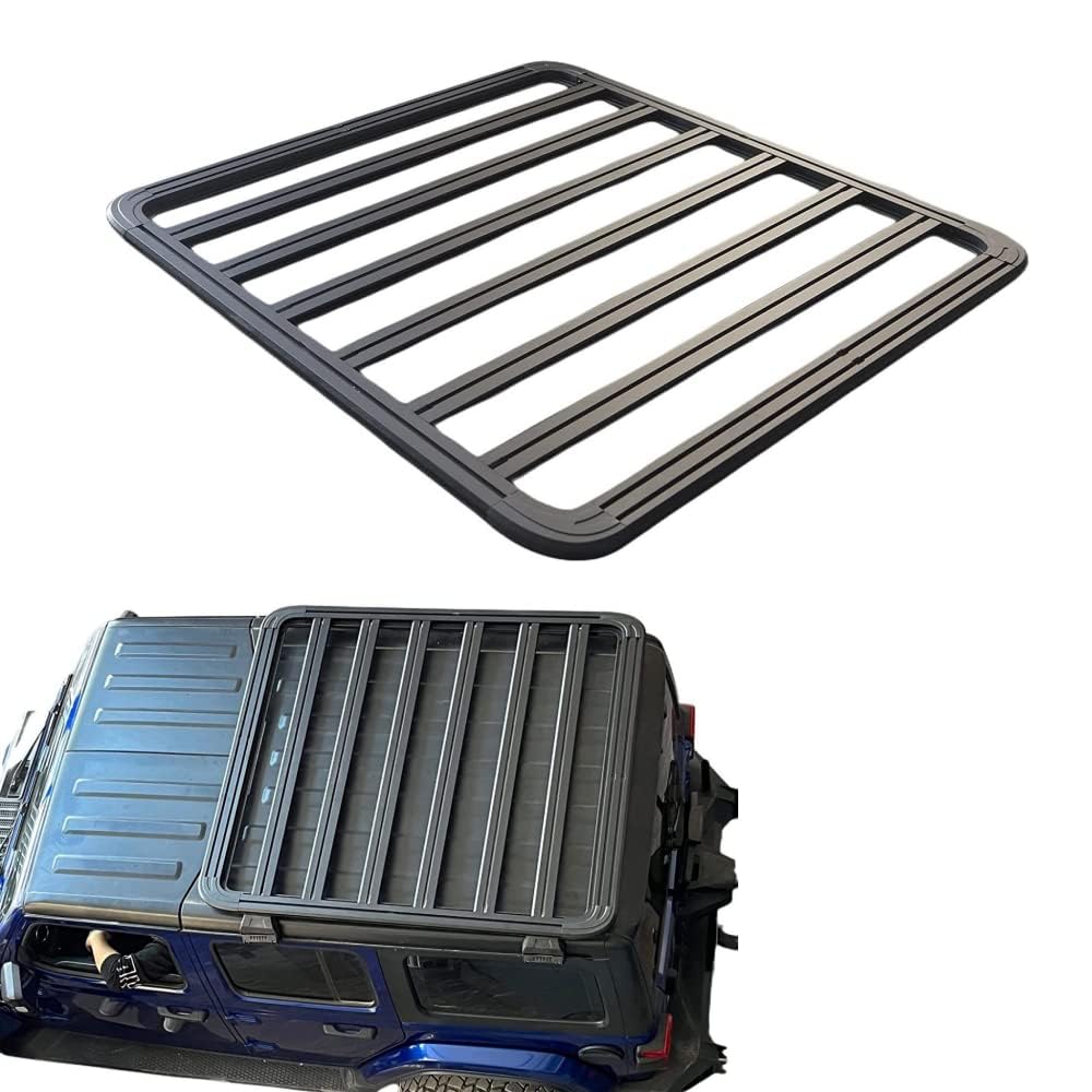 Roof Rack Cargo Basket Fit For 2018 2025 Jeep Wrangler