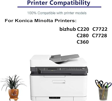 1-Pack Compatible Drum Unit (Black) Replacement for Konica Minolta DR311 (A0XV0RD) Drum Kit use for Konica Minolta bizhub C220 C280 C360 C7722 C7728 Printer