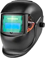 HOLTTER, Máscara de Solda Automática Autoescurecimento Ajustável Solda MIG TIG Eletrodo Visor rebatível Proteção UV IV Sensores Arco