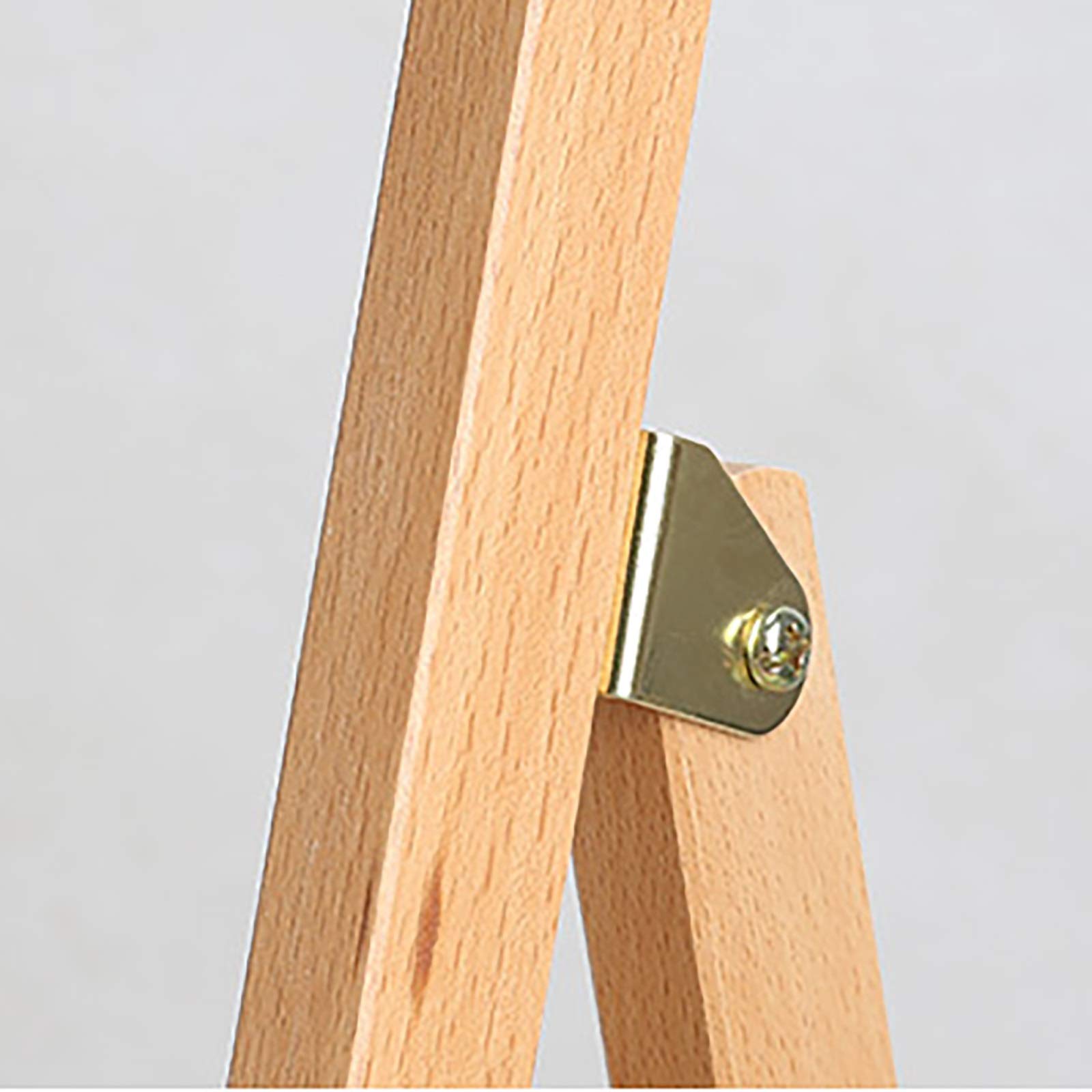 Artystyczna drewniana sztaluga z drewna bukowego z szufladą dziecięca rama do malowania olejem drewniana skrzynka na szkice rysunki dla dorosłych uczniów i,Kolor drewna-45x182cm