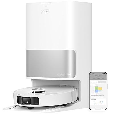 DREAME L10s Ultra Gen 2 Robot Vacuum and Mop, 10,000Pa Suction, MopExtend Tech, All-in-One Base Station, 75 Days Auto-Empty, Mop Self-Washing&Drying, Smart Obstacle Avoidance, Carpet Cleaning