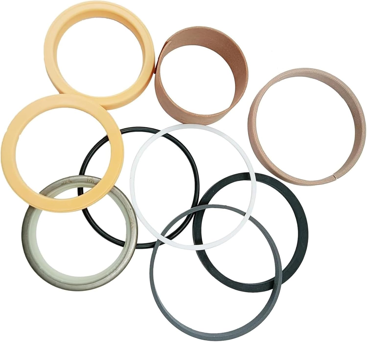 FridayParts Boom Cylinder Seal Kit 0743805 Compatible for John Deere Excavator 27C 27ZTS Replacement