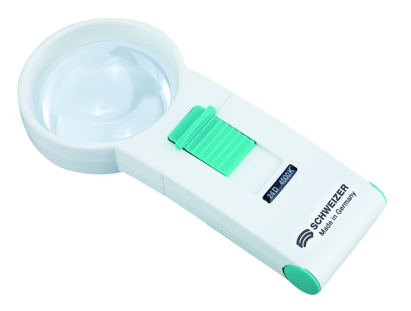 ÖKOLUX plus mobil Handleuchtlupe - 24 D / 7-fach / 55 mm / 6500 K