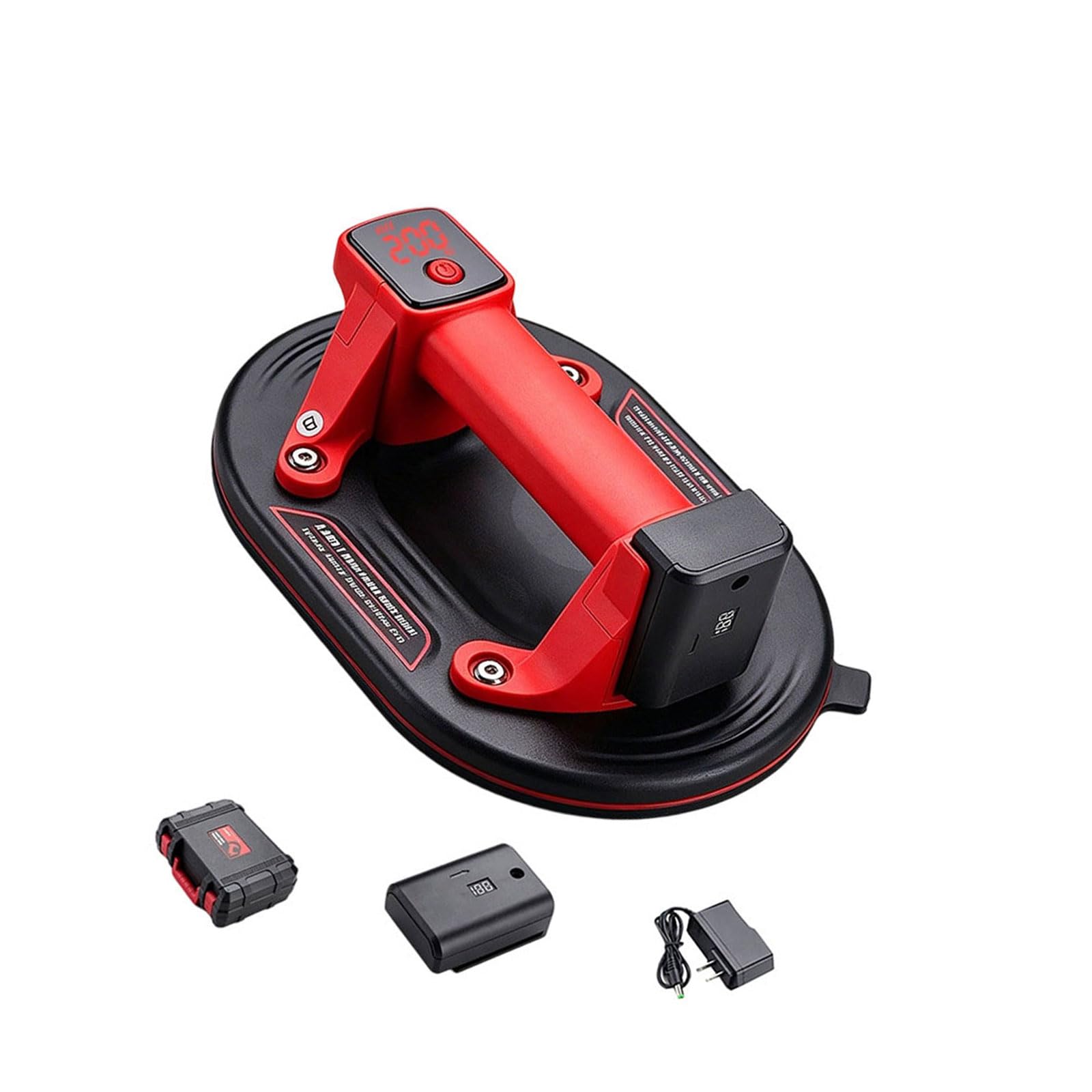 Electric Powered Suction Cup with Intelligent Pressure Systems 200KG / 440LBS Power for Secure Lifting and Moving Electric Vacuum Suction Cup Lifter