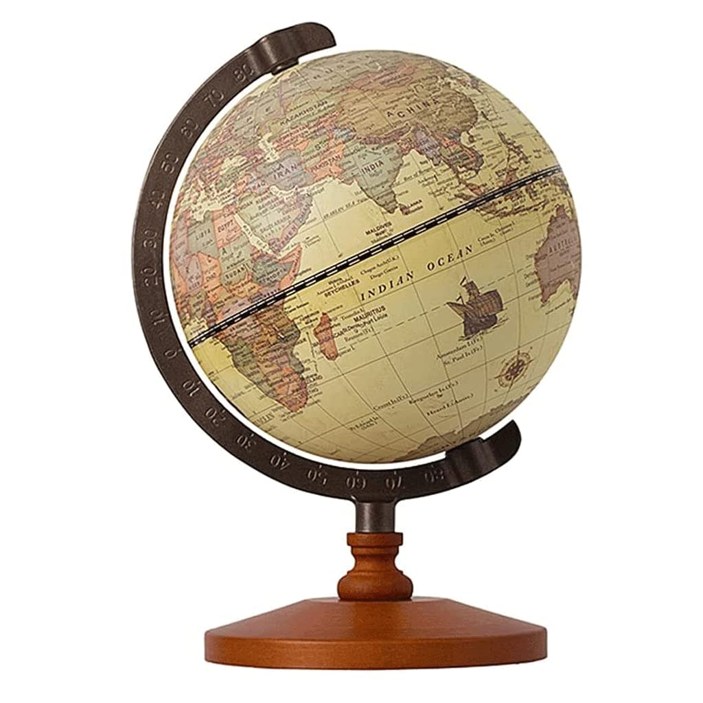 KRXSOBNV Globe, With A Stable Base and High -Definition Map Earth Rites Home Decoration Clear Text Marking(20cm B)