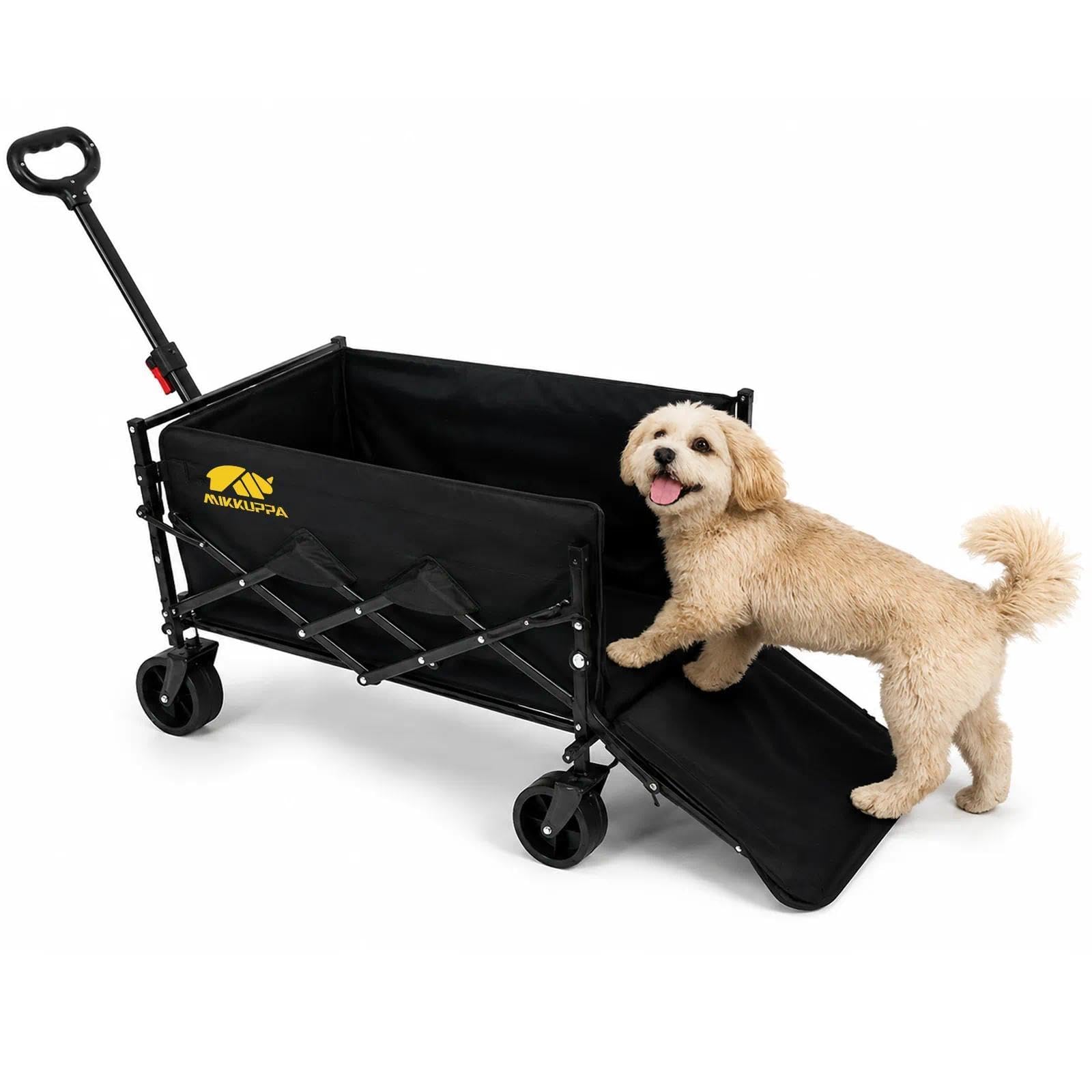 Photo 1 of MIKKUPPA Dog Wagon for Small Dogs - Collapsible with Easy-Access Ramp