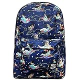 Loungefly Aladdin Magic Carpet Ride Print Backpack Standard, Blue