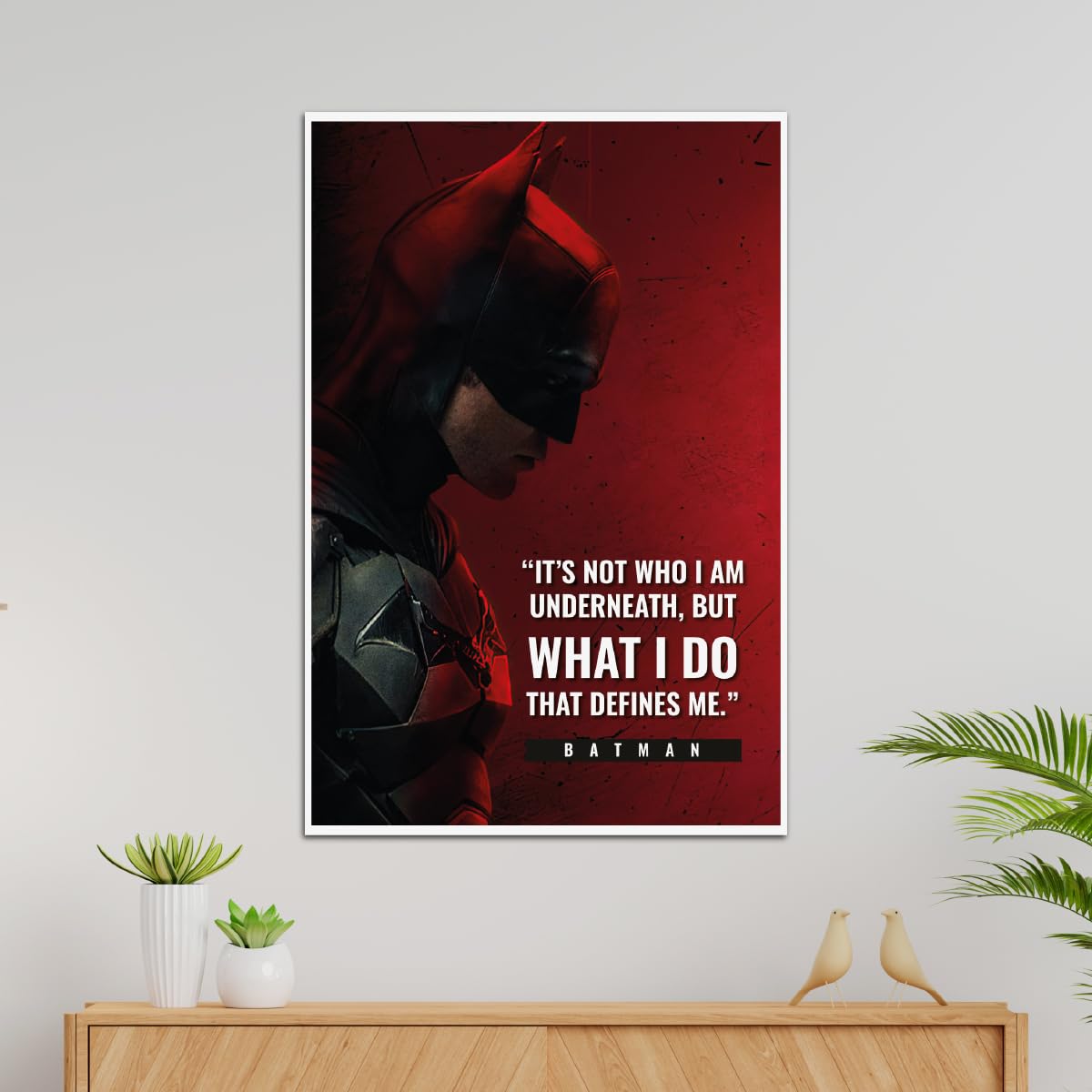 TenorArts Batman Quotes Poster Comic Wall Posters with adhesives with Thick 300 GSM Matt Finish Paper (18inches x 12inches)-image-21