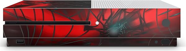 Adhesivo para consola Xbox One S Spider + 2 fundas para mando de Xbox One S y Kinect - 2