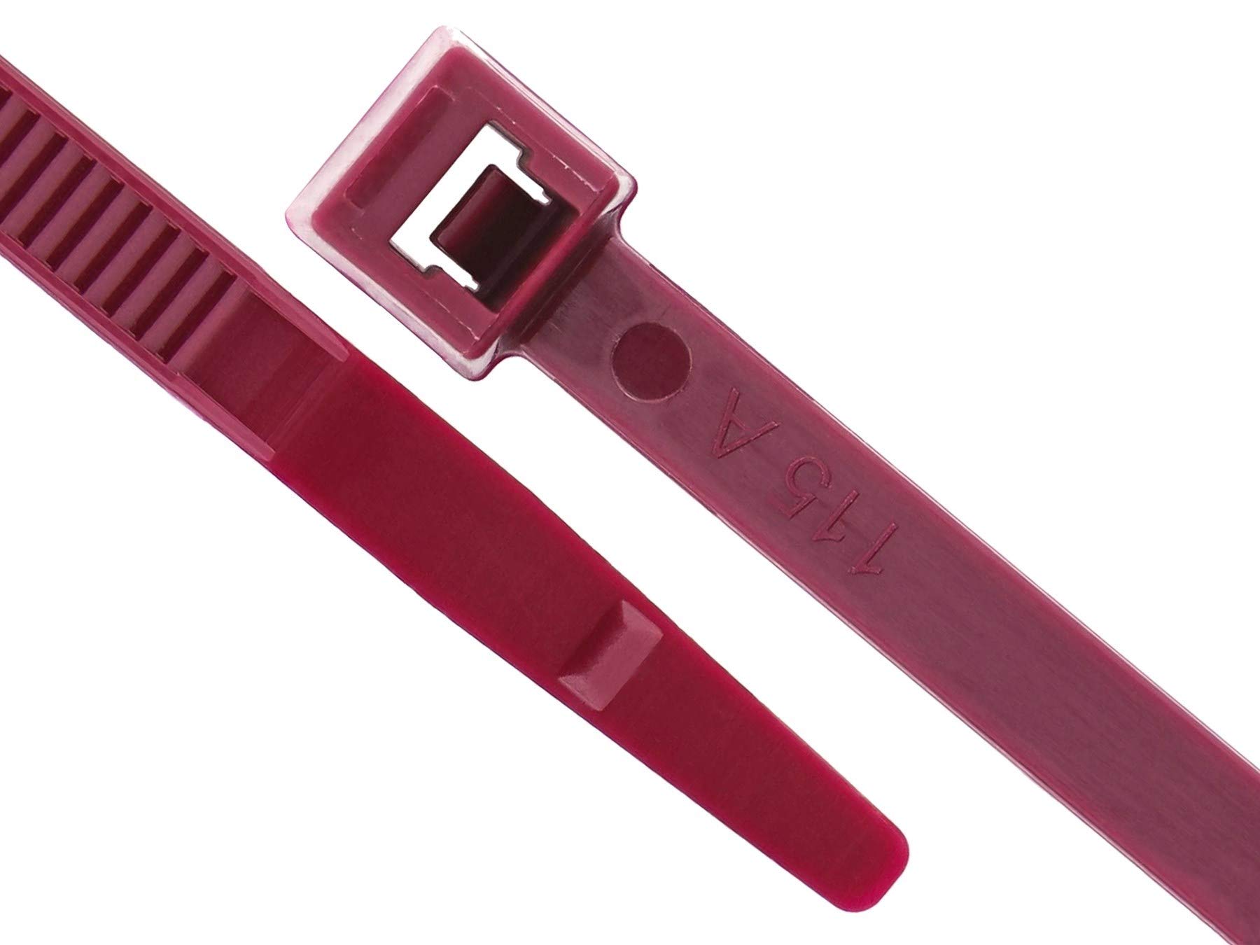 100 Fascette Per Cavi Con Cerniera Colorata, 11 Pollici, Resistenza 50 Libbre - Nylon, Made In USA, Per Organizzazione Cavi - Foto 10