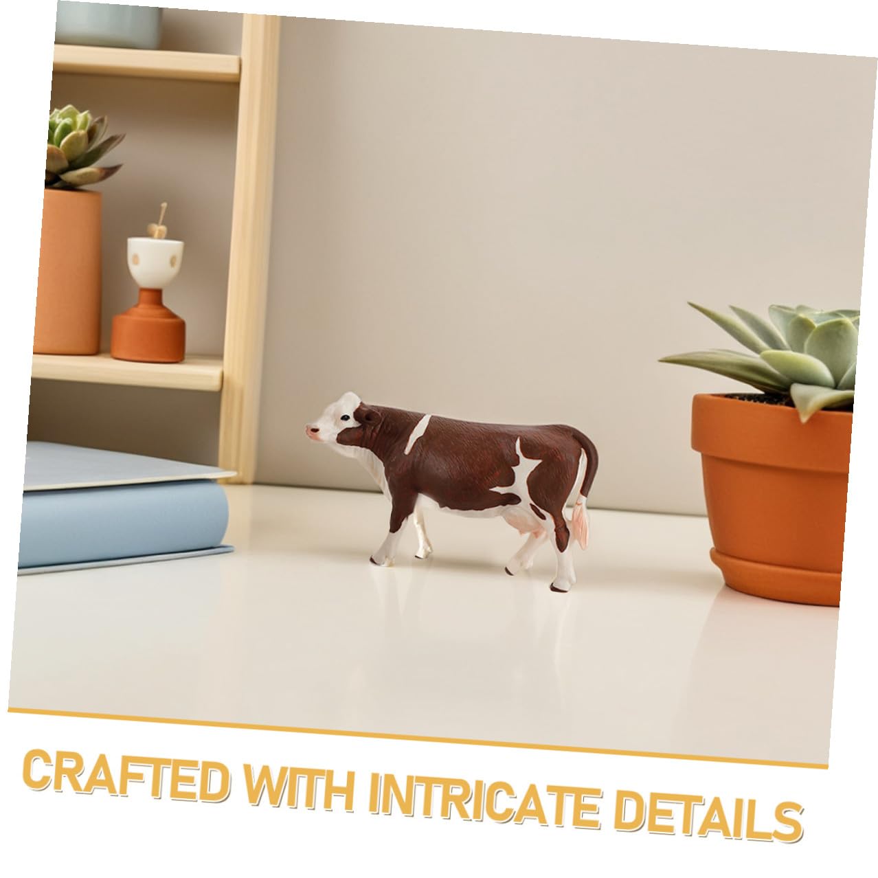 5 Figuras de Animales de Granja en PVC Diseño Único para Decoración del Hogar y Uso Versátil, Ideales para Niños en Ambientes Interiores y Exteriores