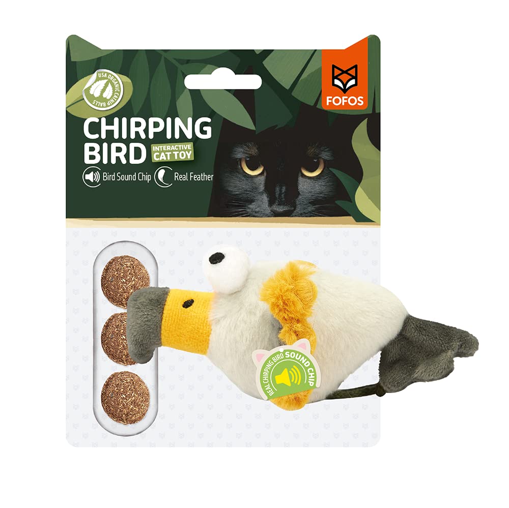 FOFOSSound Chip Eagle with Catnip Balls Cat Toy