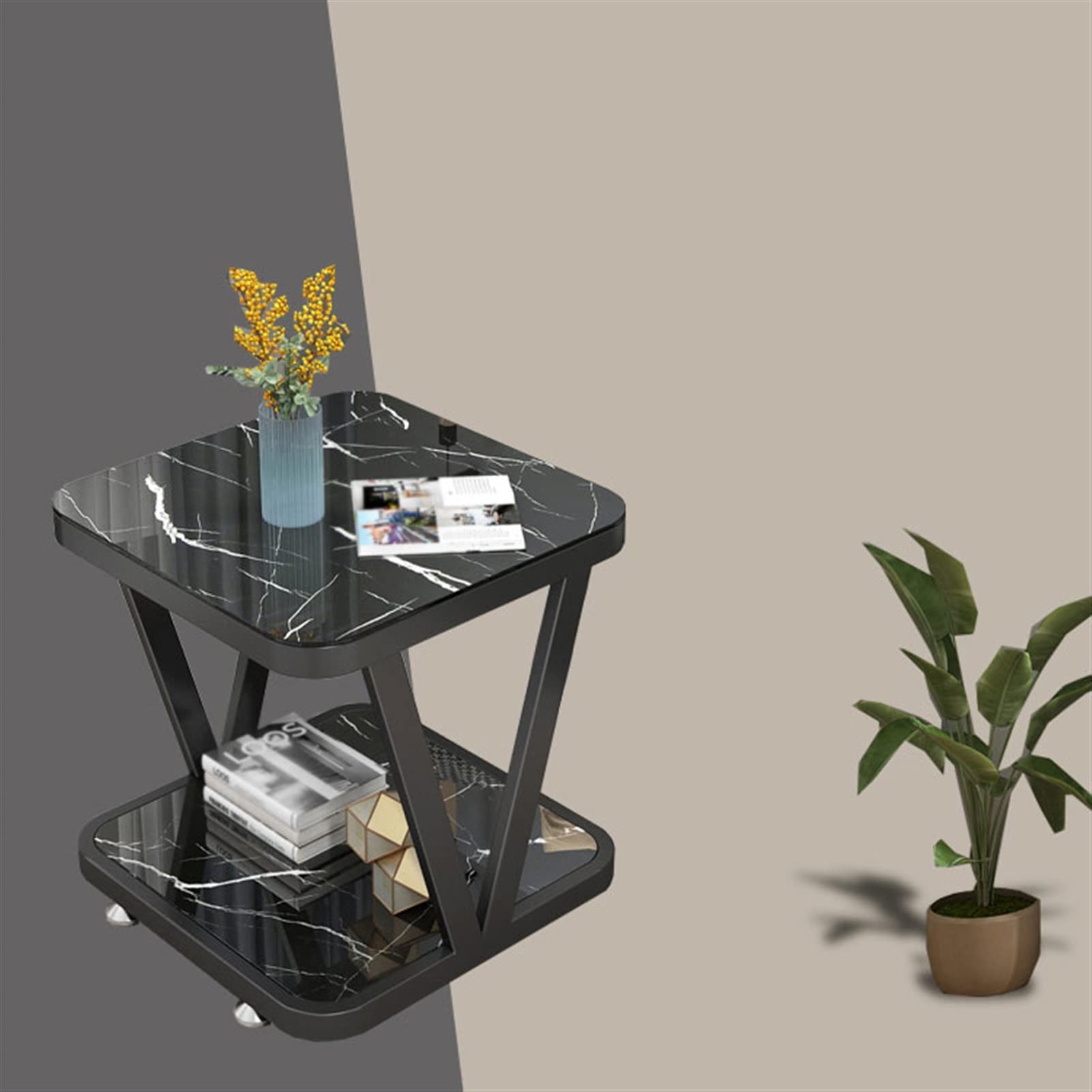 UNNS Fin de Table Table d'appoint de Canapé Mode Light Prestige Table Basse Décorative Table Basse Creative Iron Creative Table Basse Convenant au Salon Chambre à Coucher
