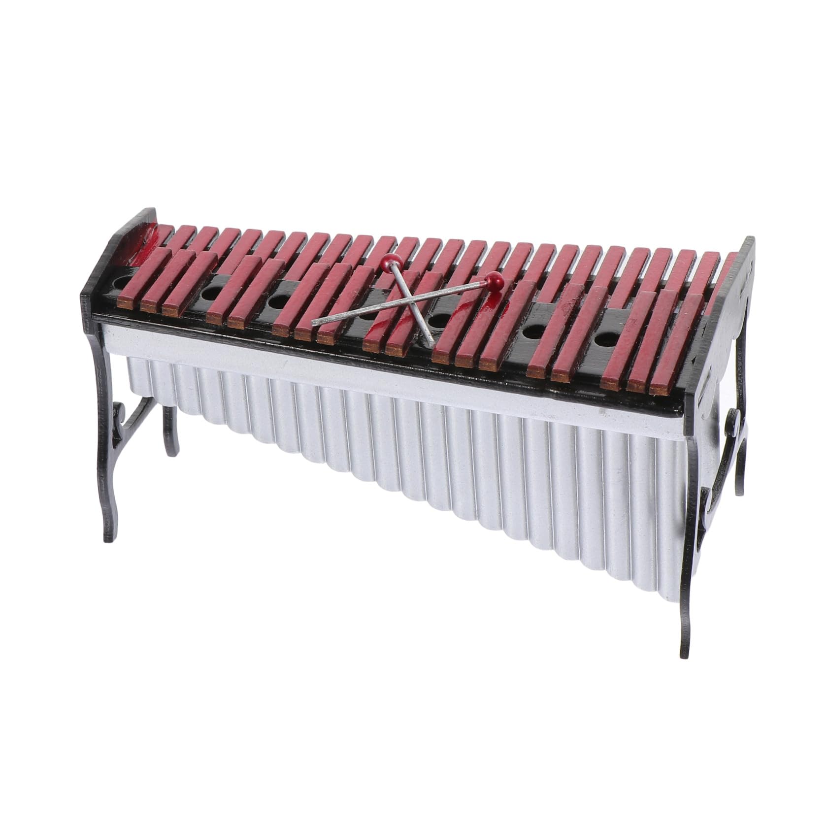 Mipcase Mini Marimba in Resina Decorazione per Casa e Scrivania Strumento Percussione Artigianale Adatto per Miniature e Lavori da Te