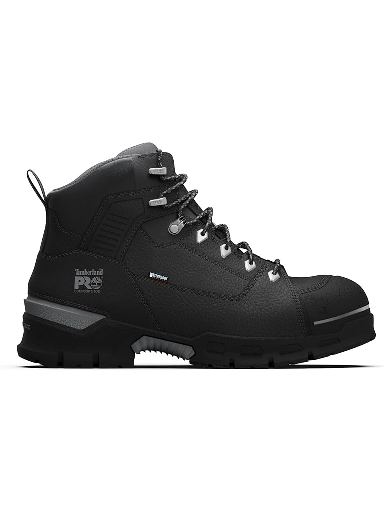 Black Timberland PRO Endurance EV 6" Composite Safety Toe Puncture Resistant Waterproof