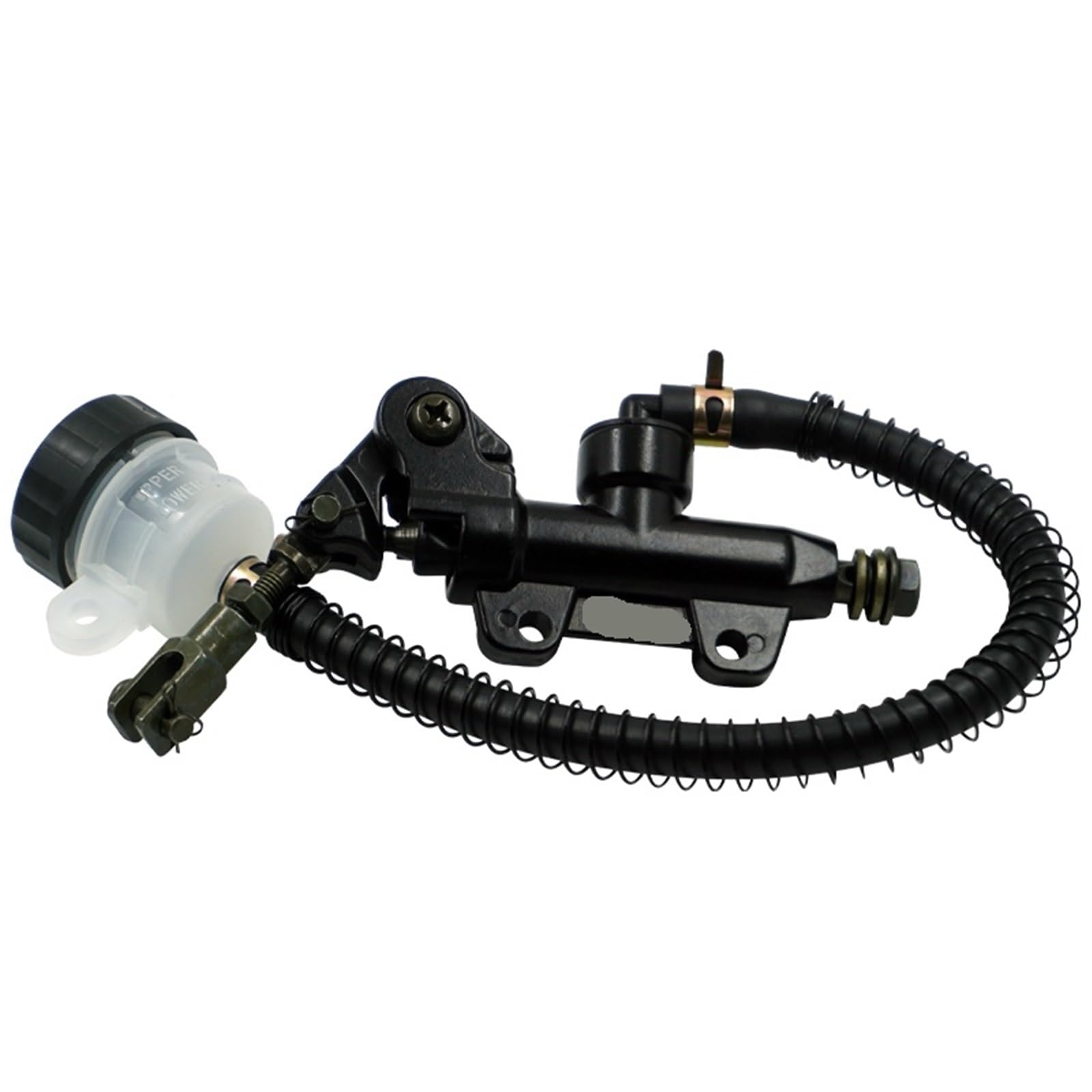 PMAGSYQ Forward Brake Pump Brake Pump Fit for Suzuki Folding Motorcycle Rear Foot Brake Hydraulic Master Cylinder Pump with Reservoir