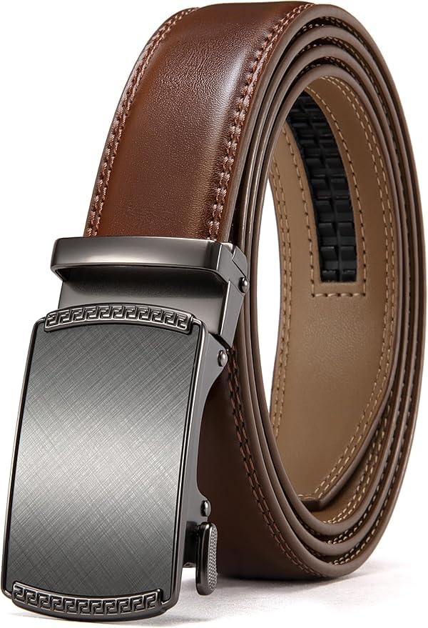 Image of CHAOREN 40mm Ratchet Belt Buckle Only for 1 3 /8 Slide Belt Strap, Automatic Click Buckle Adjustable