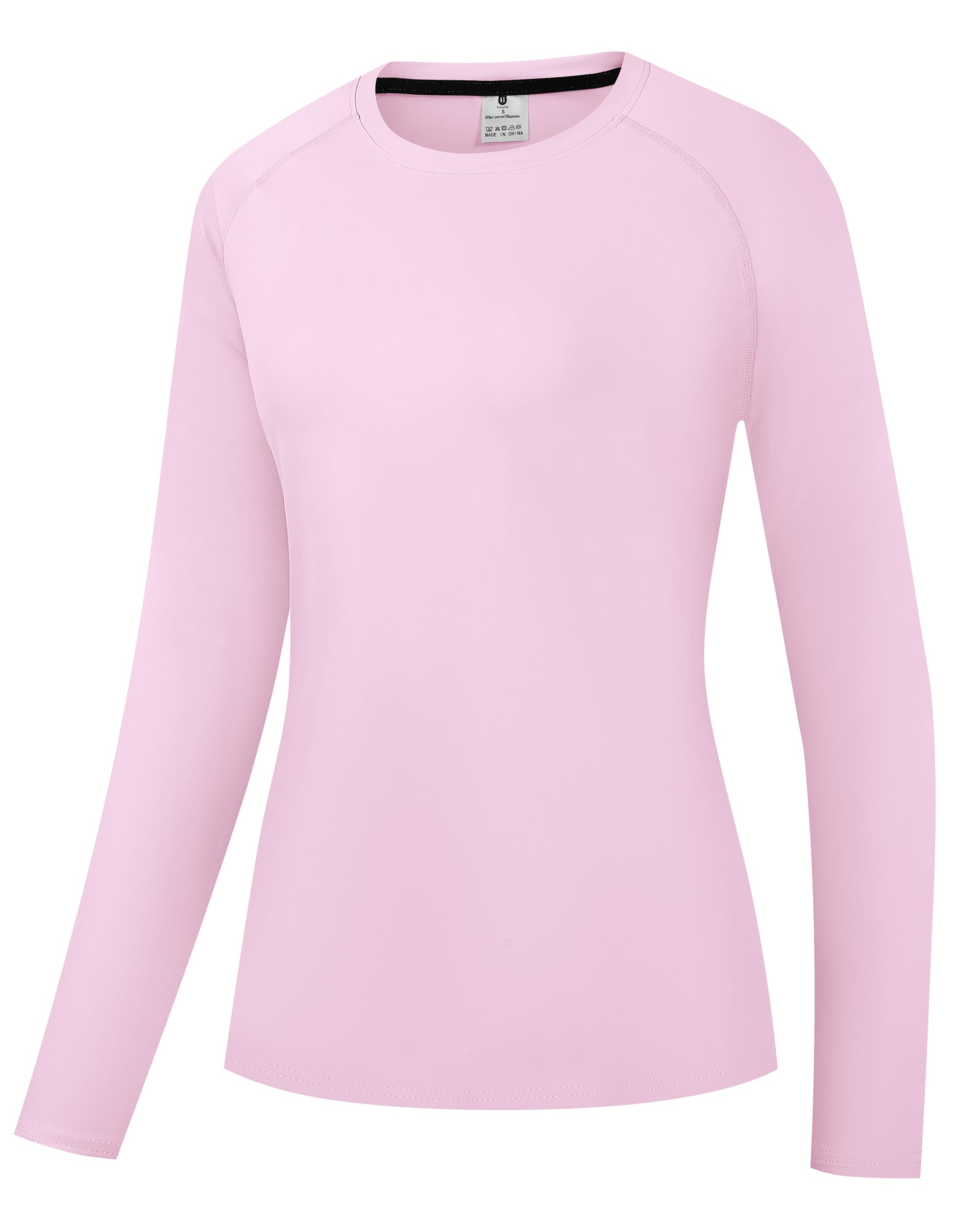 Women's Rash Guard UPF 50+ Sonnenschutz Kurz/Langarm T-Shirts Leichte, schnell trocknende SPF UV Schwimm Shirts