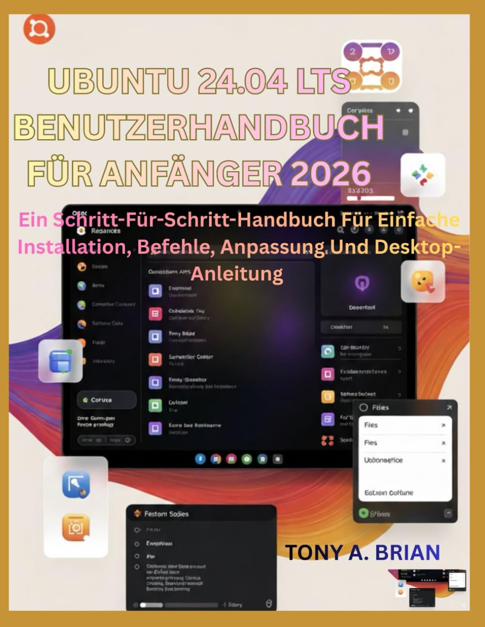 UBUNTU 24.04 BENUTZERHANDBUCH FÜR ANFÄNGER 2026: Ein Schritt-Für-Schritt-Handbuch Für Einfache Installation, Befehle, Anpassung Und Desktop-Anleitung