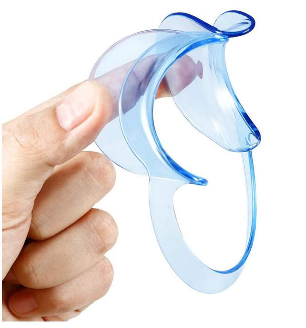 Biluer 30PCS Abridor de Boca Dental Retractor de Mejilla para Cirugía Dental y Blanqueamiento S/M/L Azul Blanco
