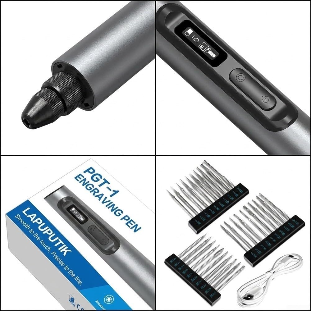 Herramienta de grabado portátil para manualidades y joyas