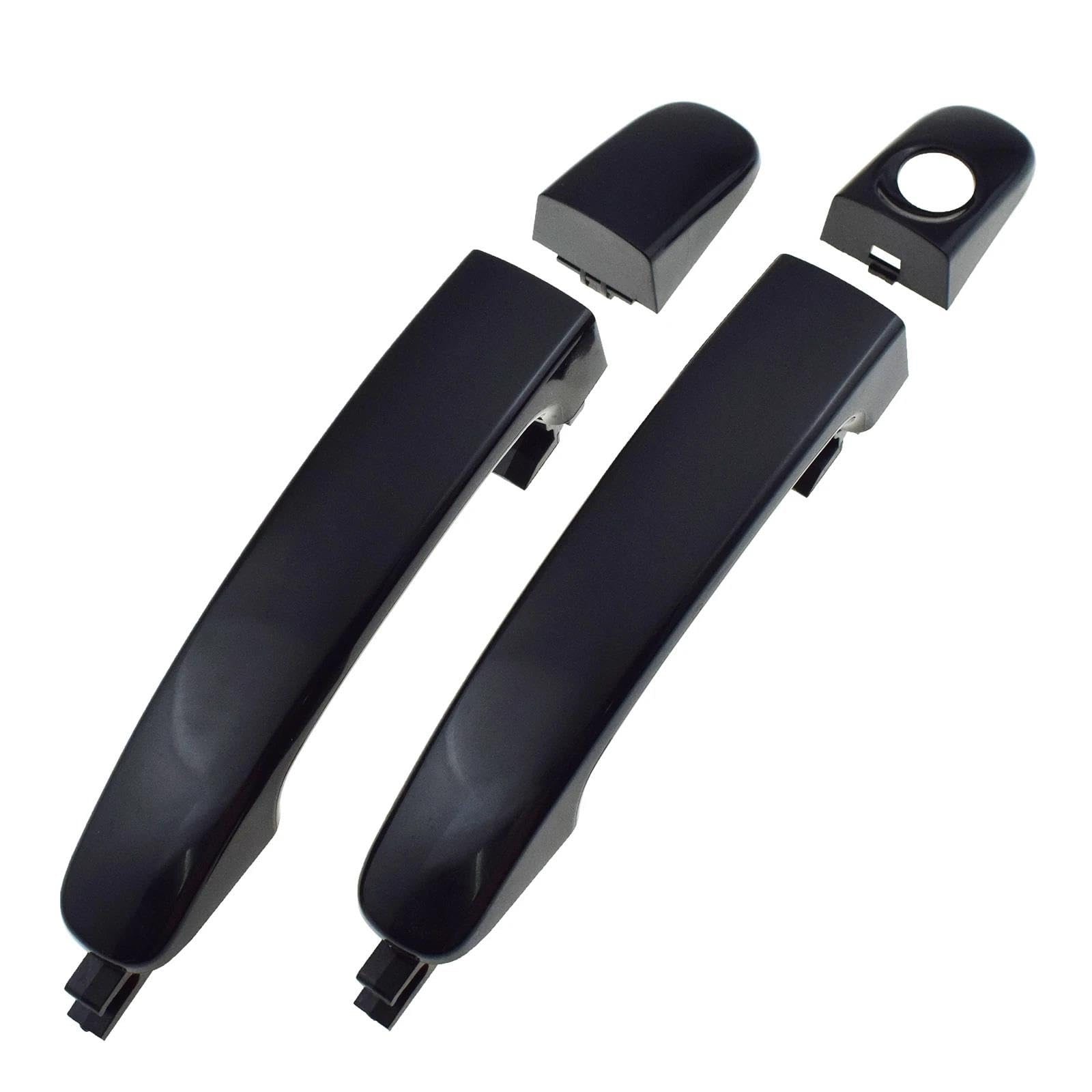 ATGCBCAUF Exterior Door Handle Front Rear Left Right for Ford for Ranger for Everest T6 T7 AB3921218A14AC AB3926224A46AA Car Exterior Door Handles(Front Left and Right)