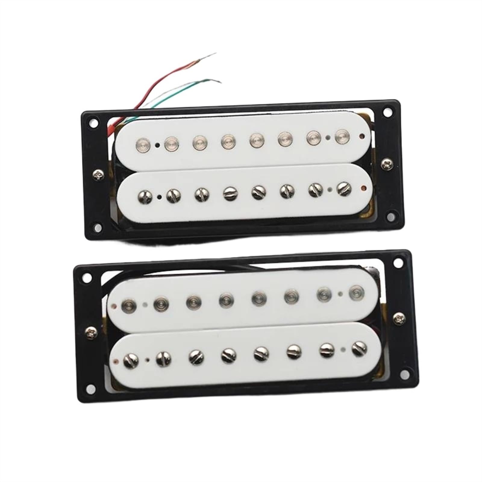 Parti per chitarra elettrica Chitarra Elettrica A 8 Corde Pickup Per Chitarra Elettrica A Doppia Bobina Pickup Con Splitting A Bobina N10K / B15K Parti Di Chitarra In Uscita Bianche (Color : 3 Neck o