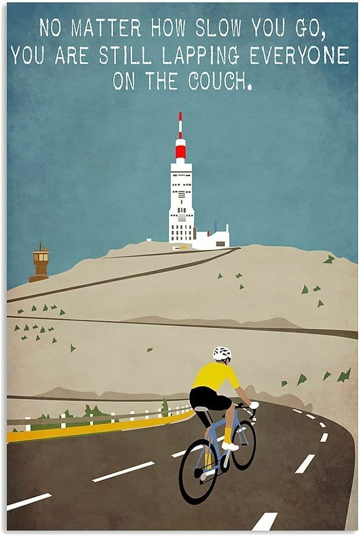 Bioprocess Metal Tin Retro Sign Mont Ventoux Poster Thanksgiving 8x12 inch