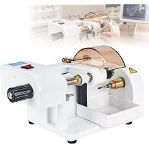 Optical Lens Edging Machine, Eyeglass Lens Template Cutting Machine with Precision Milling Cutter & Safety Cover, Compact Lens Pattern Maker for Optical Labs, Eyewear Shops & Glasses Repair