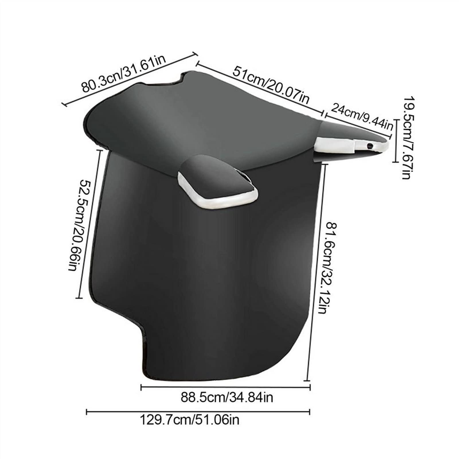 Moto Scooter Pare-Brise Couette Hiver Équitation Coupe-Vent Coton Genou Taille Jambe Couverture Électrique Moto Coupe-Vent Couverture (Color : A)