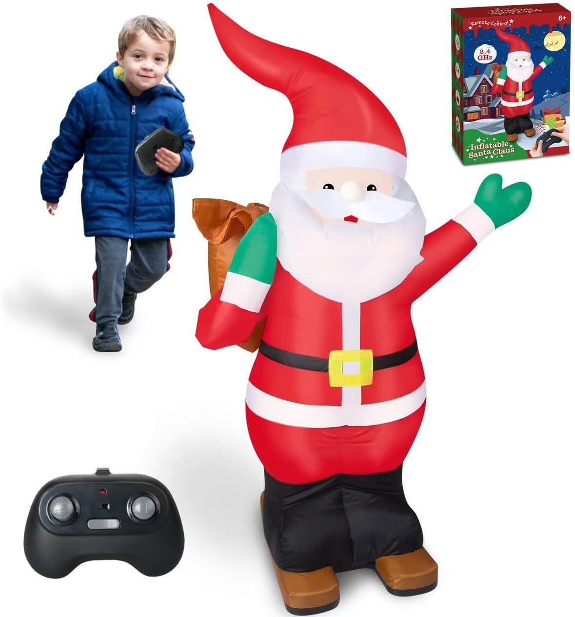 Remote Control Santa Claus Inflatable Toy