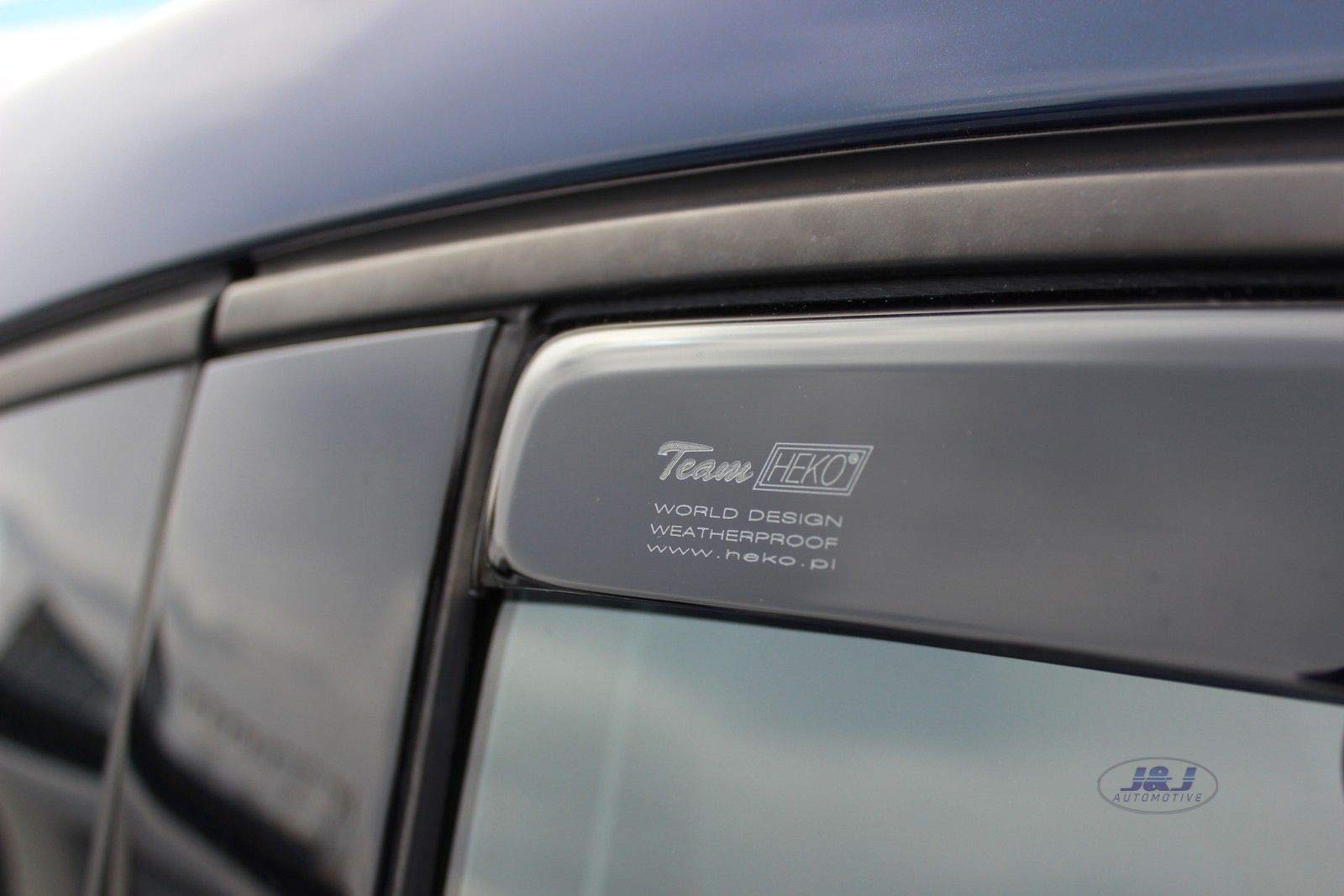 J&J AUTOMOTIVE Windabweiser passend für Volkswagen Beetle 3-Türer 1998-2010 2tlg, Heko Regenabweiser Vorne Getönt Dunkel Passform