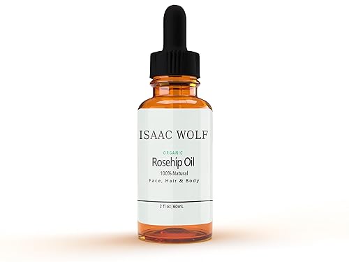 Aceite de semilla de rosa mosqueta orgánico fresco para cara, cabello, cuerpo aceite antienvejecimiento (2 onzas líquidas)