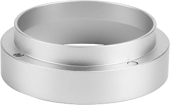 Porta-filtro de cesta, 51 mm, anéis dosadores de café, funil universal de dosagem de café expresso com substituição magnética para máquina de café (58 mm)
