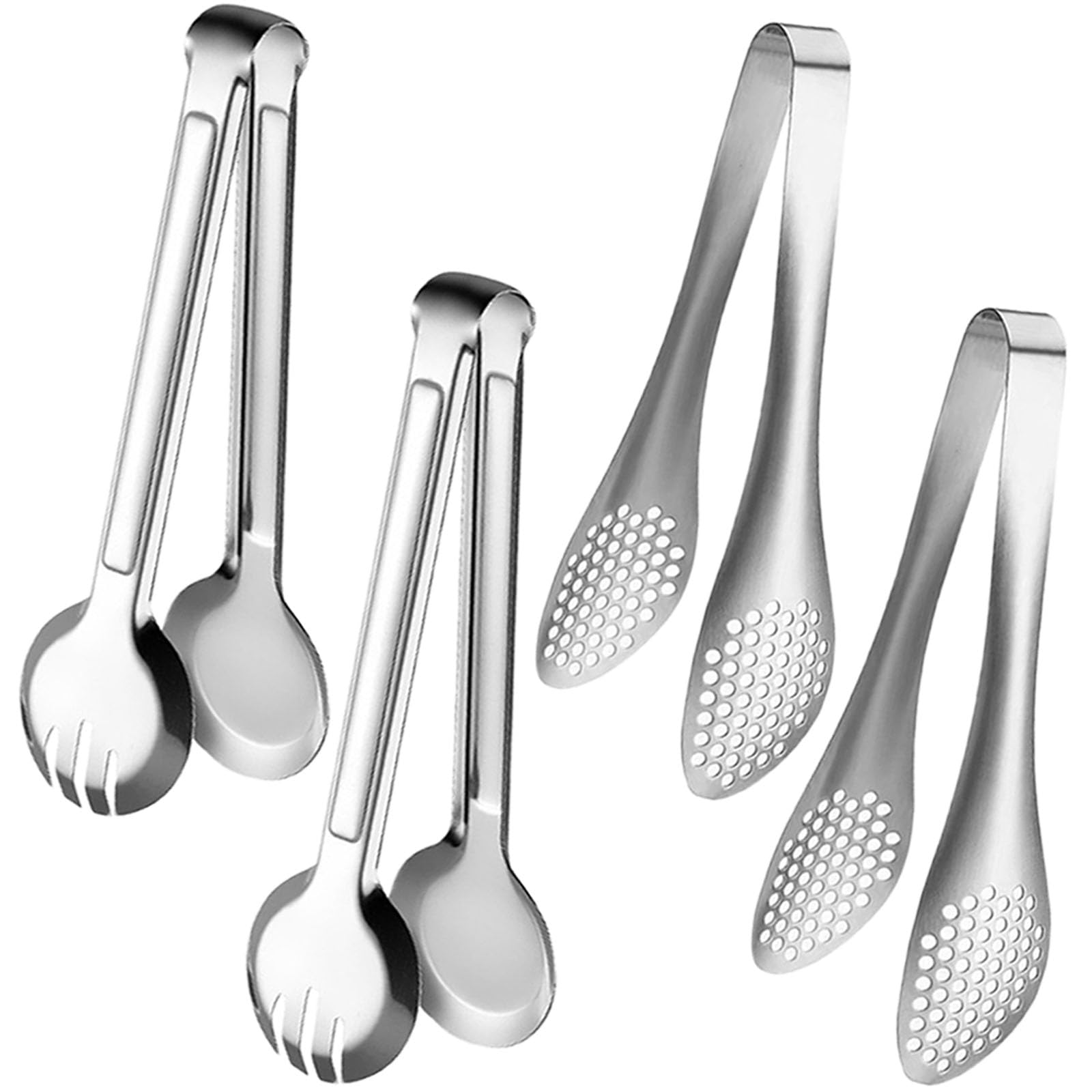 Pince de service argentée 22,9 cm lot de 4 ustensiles de cuisine