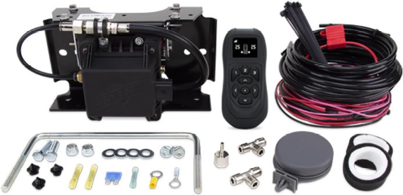 Air Lift LoadLifter 5000 Ultimate Air Spring Kit & WirelessAir 2nd Gen Air Compressor System with EZ Mount fits 2017 2019 F250 F350 Super Duty 4WD | Dual-Path Control | Includes TrendsAuto Decal
